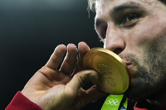 2016 Summer Olympics. Men's freestyle wrestling. Day Three