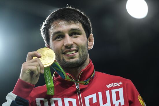 2016 Summer Olympics. Men's freestyle wrestling. Day Three