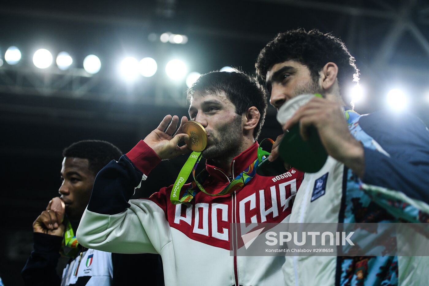 2016 Summer Olympics. Men's freestyle wrestling. Day Three