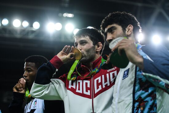 2016 Summer Olympics. Men's freestyle wrestling. Day Three