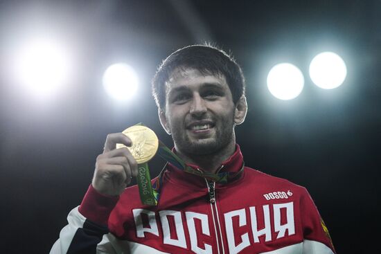 2016 Summer Olympics. Men's freestyle wrestling. Day Three