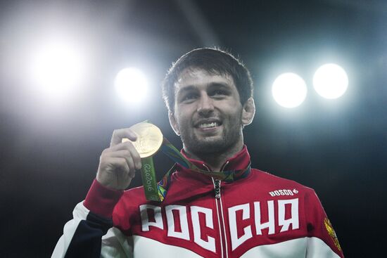 2016 Summer Olympics. Men's freestyle wrestling. Day Three
