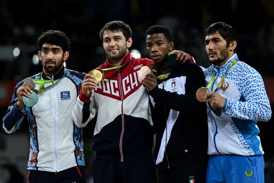 2016 Summer Olympics. Men's freestyle wrestling. Day Three