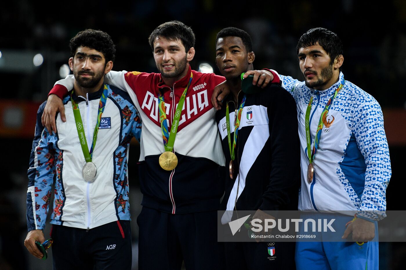 2016 Summer Olympics. Men's freestyle wrestling. Day Three