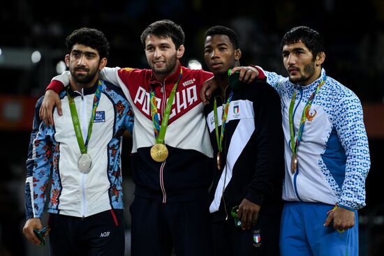 2016 Summer Olympics. Men's freestyle wrestling. Day Three