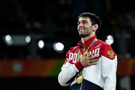 2016 Summer Olympics. Men's freestyle wrestling. Day Three