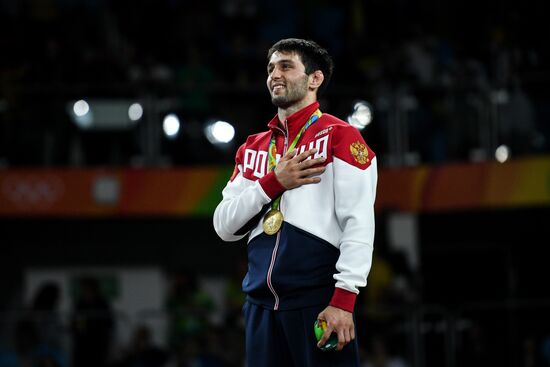 2016 Summer Olympics. Men's freestyle wrestling. Day Three