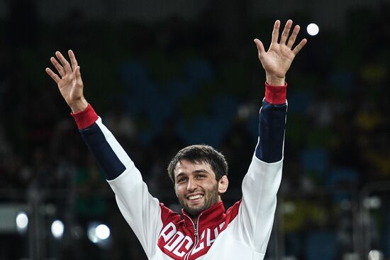 2016 Summer Olympics. Men's freestyle wrestling. Day Three