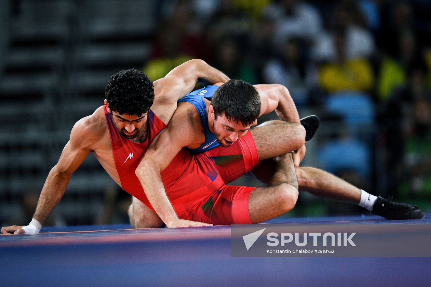 2016 Summer Olympics. Men's freestyle wrestling. Day Three