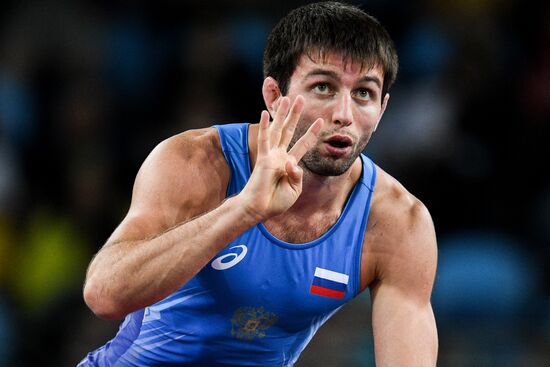 2016 Summer Olympics. Men's freestyle wrestling. Day Three