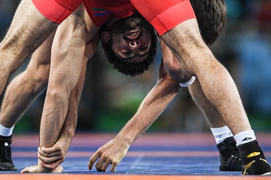 2016 Summer Olympics. Men's freestyle wrestling. Day Three