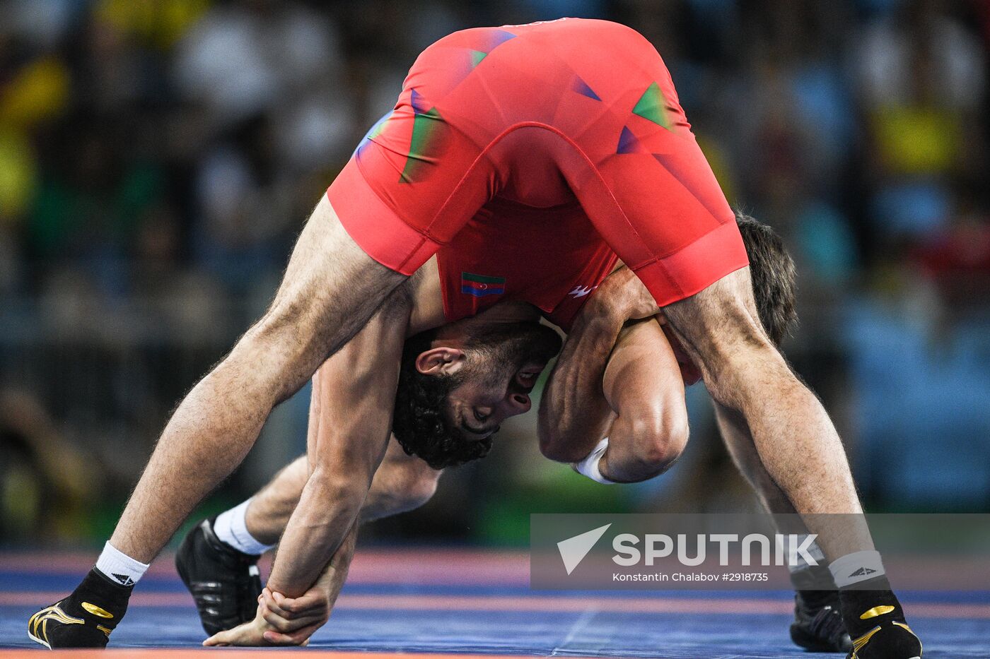 2016 Summer Olympics. Men's freestyle wrestling. Day Three