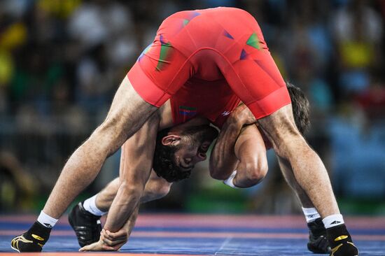2016 Summer Olympics. Men's freestyle wrestling. Day Three