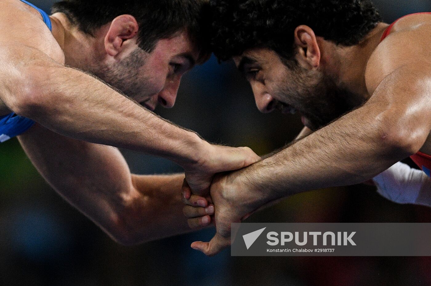 2016 Summer Olympics. Men's freestyle wrestling. Day Three