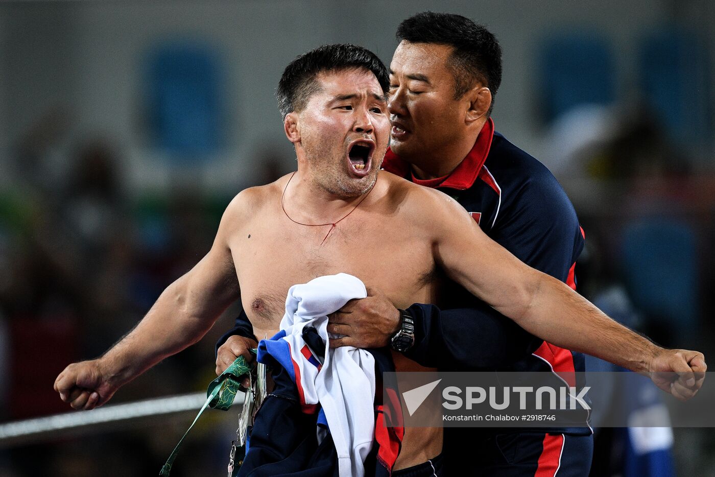 2016 Summer Olympics. Men's freestyle wrestling. Day Three