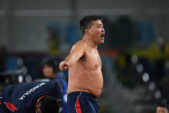 2016 Summer Olympics. Men's freestyle wrestling. Day Three