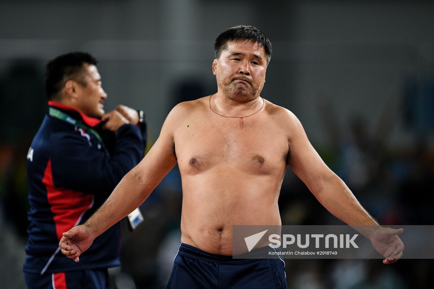 2016 Summer Olympics. Men's freestyle wrestling. Day Three