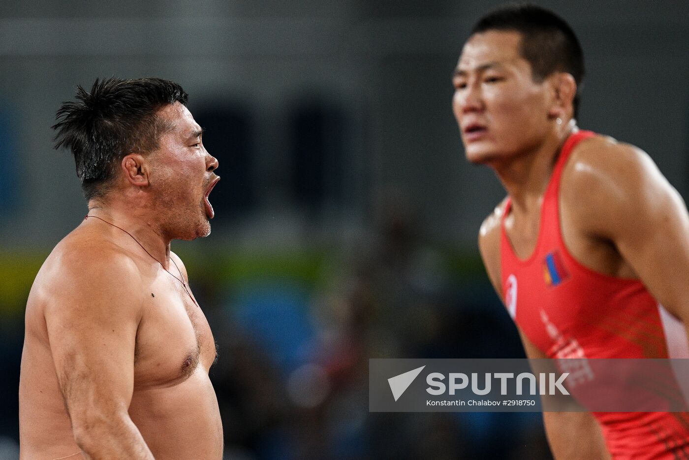 2016 Summer Olympics. Men's freestyle wrestling. Day Three