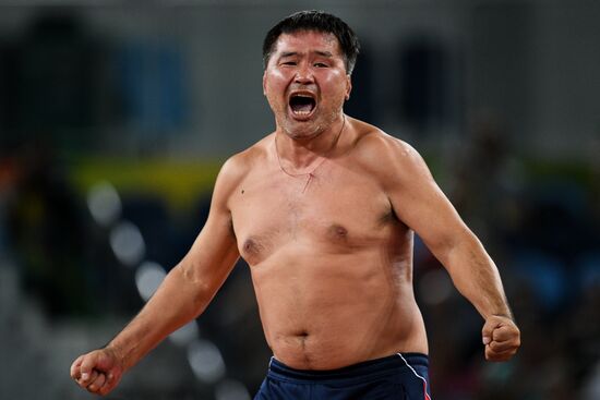 2016 Summer Olympics. Men's freestyle wrestling. Day Three