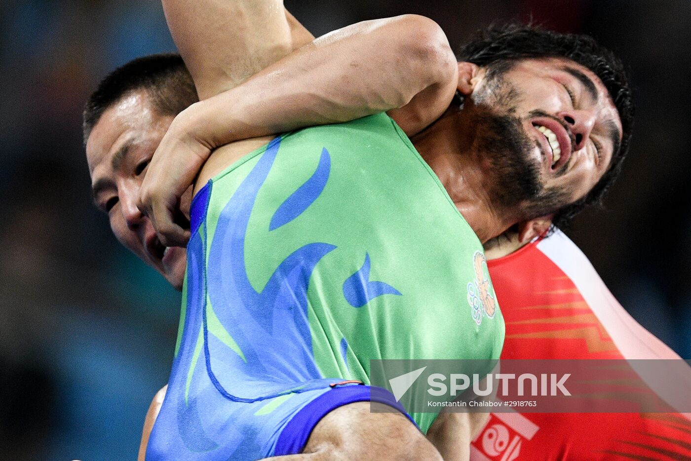 2016 Summer Olympics. Men's freestyle wrestling. Day Three