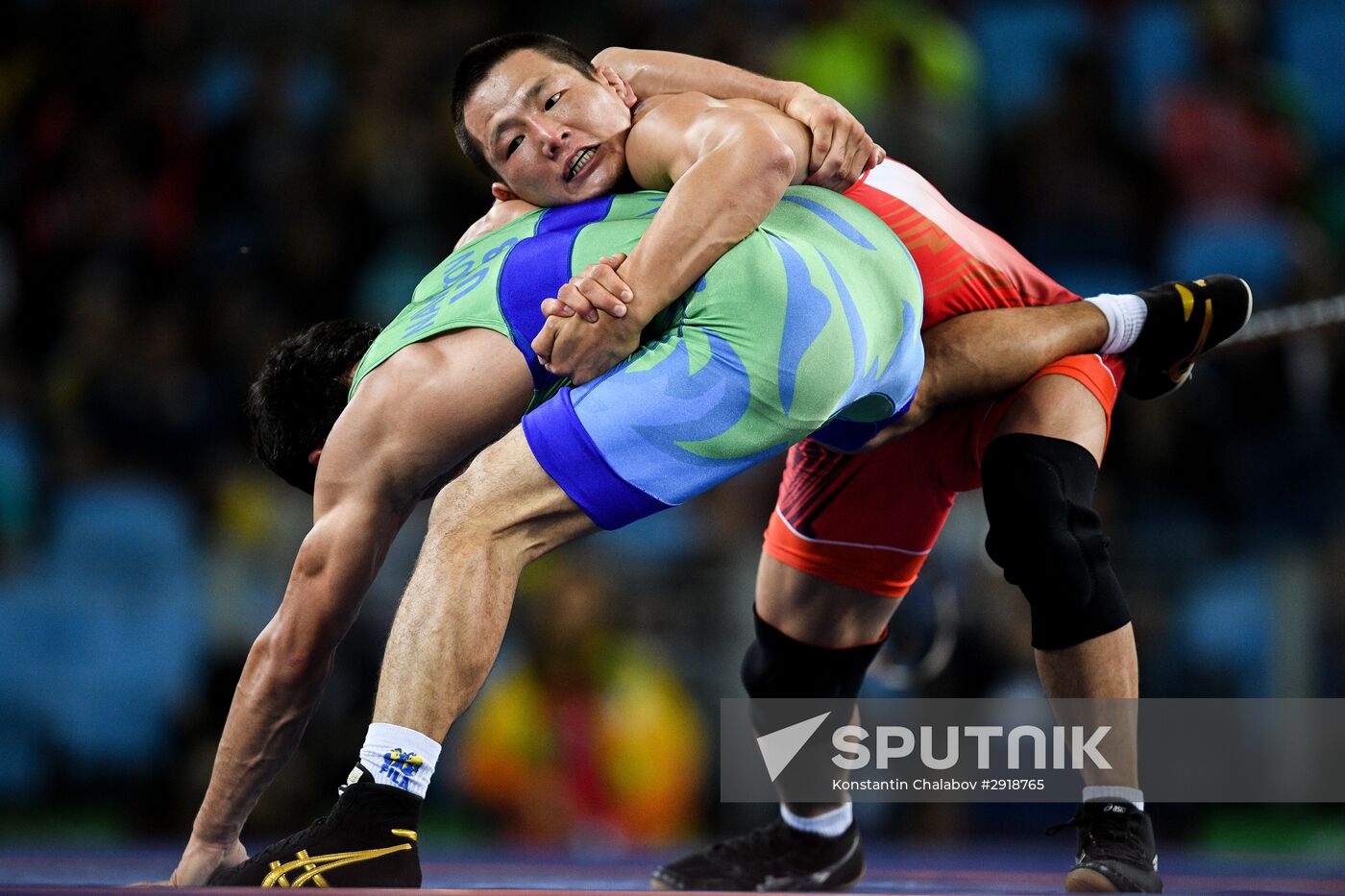 2016 Summer Olympics. Men's freestyle wrestling. Day Three