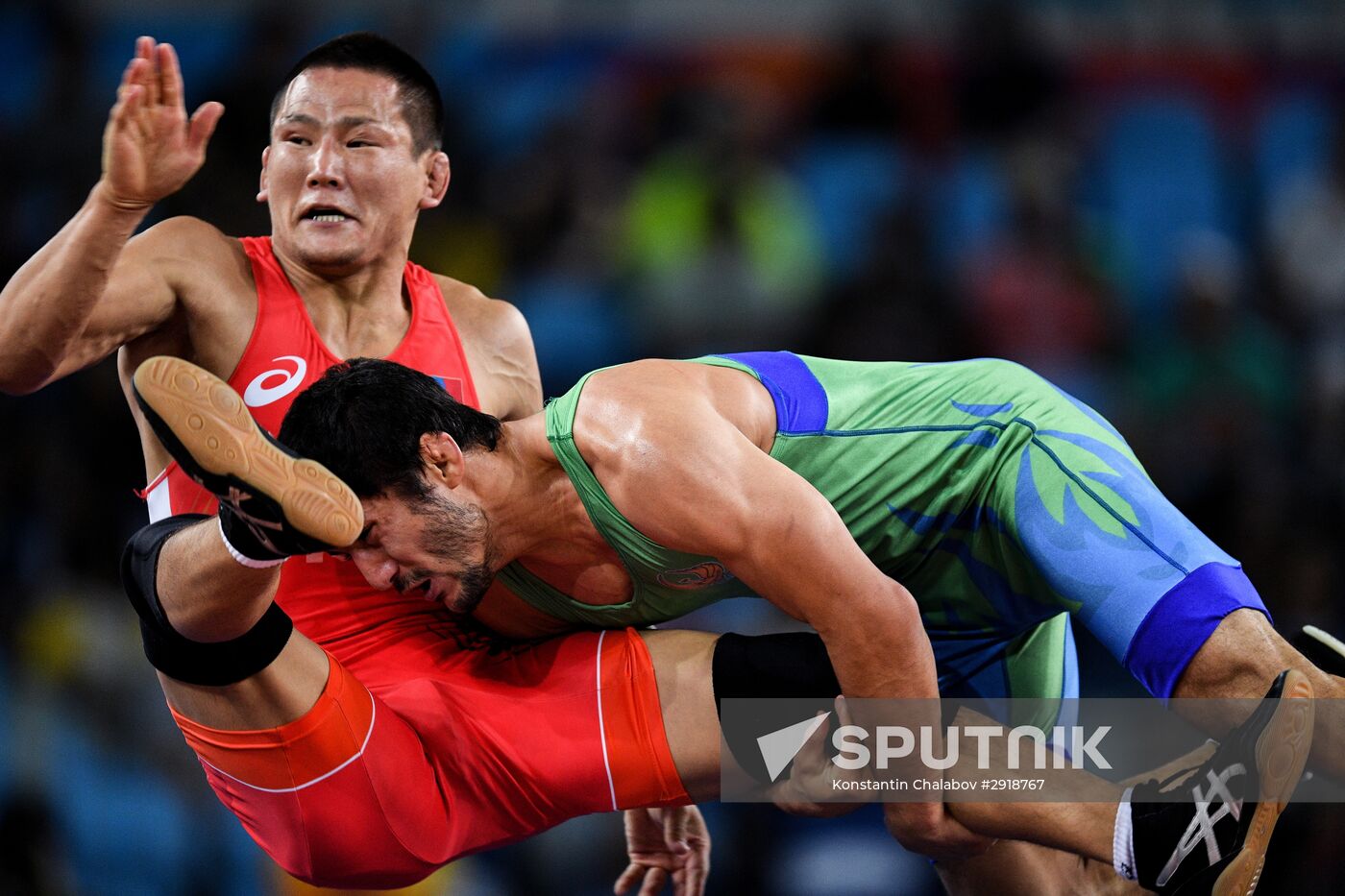 2016 Summer Olympics. Men's freestyle wrestling. Day Three