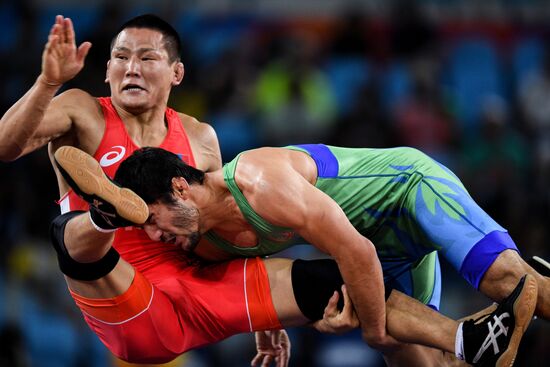 2016 Summer Olympics. Men's freestyle wrestling. Day Three