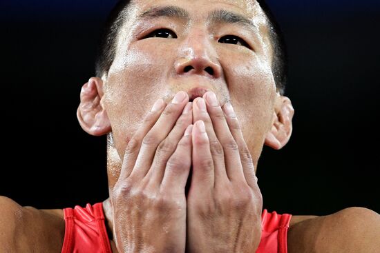 2016 Summer Olympics. Men's freestyle wrestling. Day Three