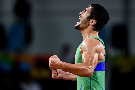 2016 Summer Olympics. Men's freestyle wrestling. Day Three