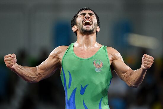 2016 Summer Olympics. Men's freestyle wrestling. Day Three