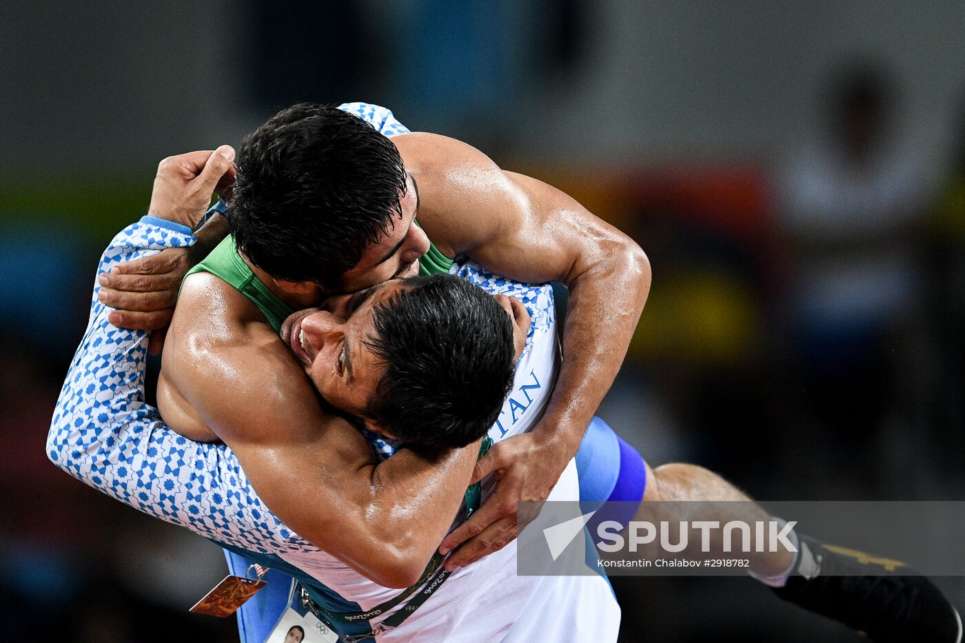 2016 Summer Olympics. Men's freestyle wrestling. Day Three