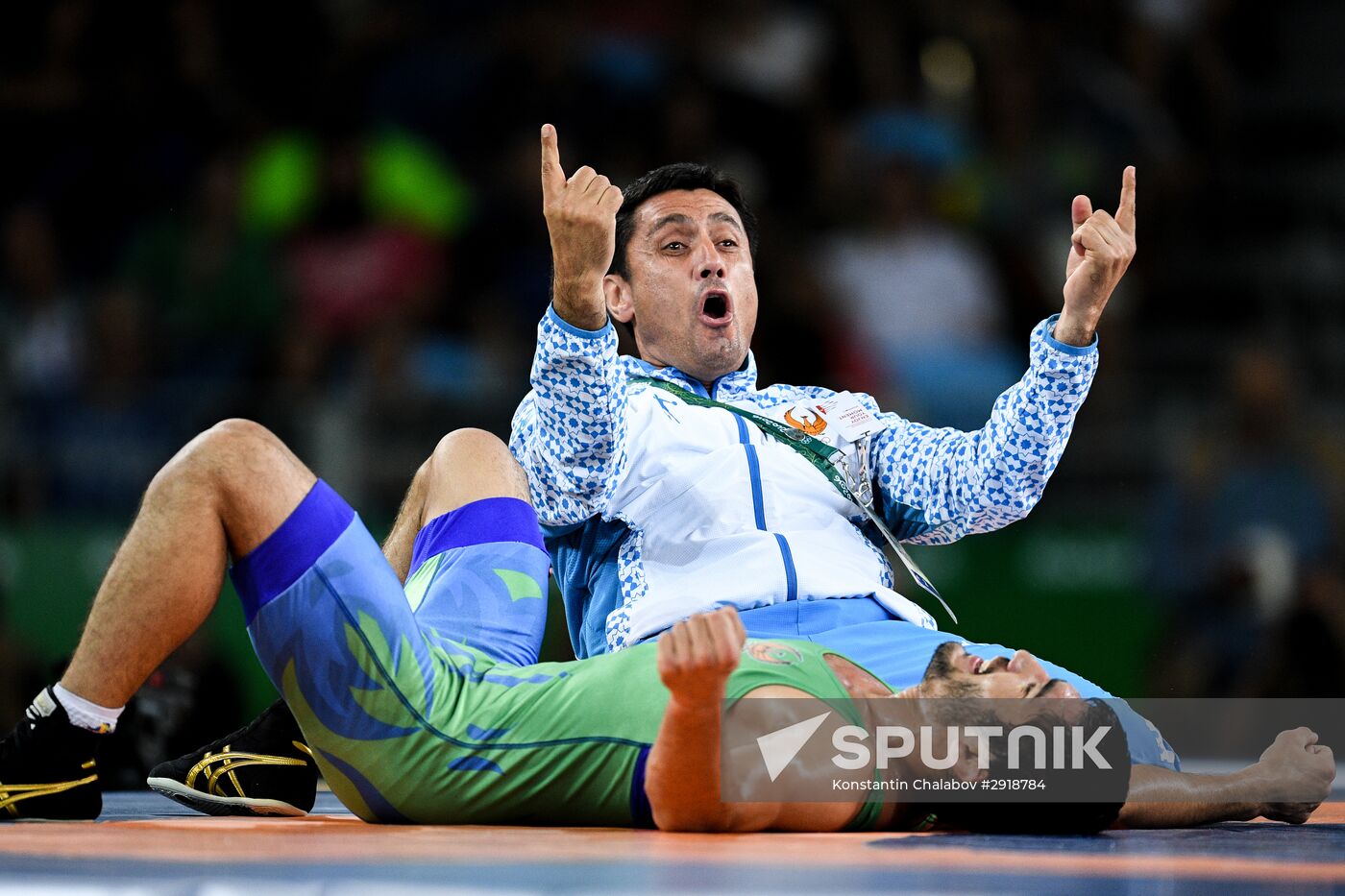 2016 Summer Olympics. Men's freestyle wrestling. Day Three