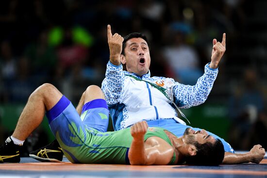 2016 Summer Olympics. Men's freestyle wrestling. Day Three