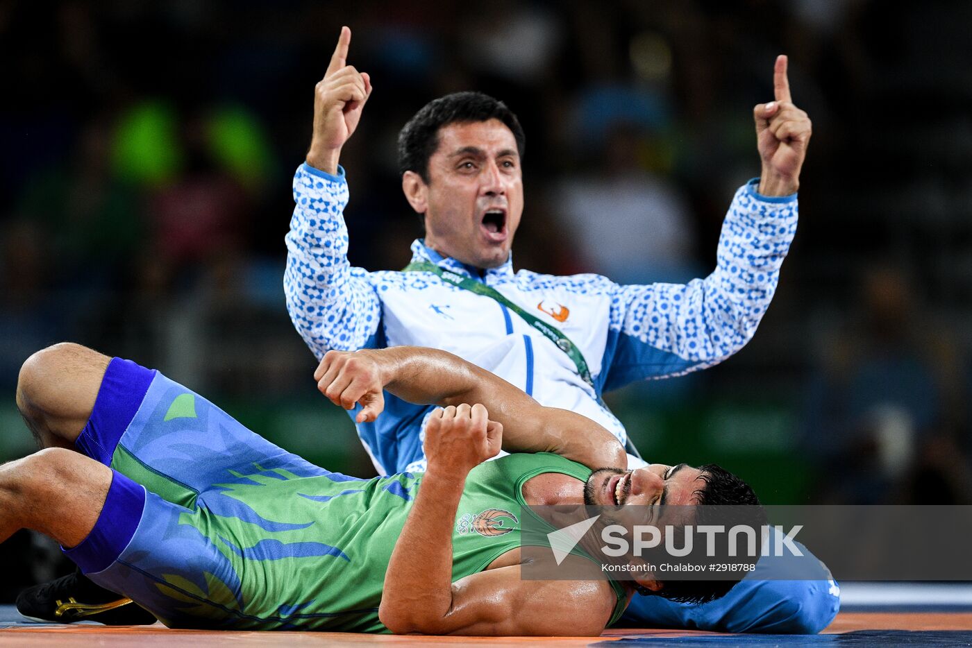 2016 Summer Olympics. Men's freestyle wrestling. Day Three