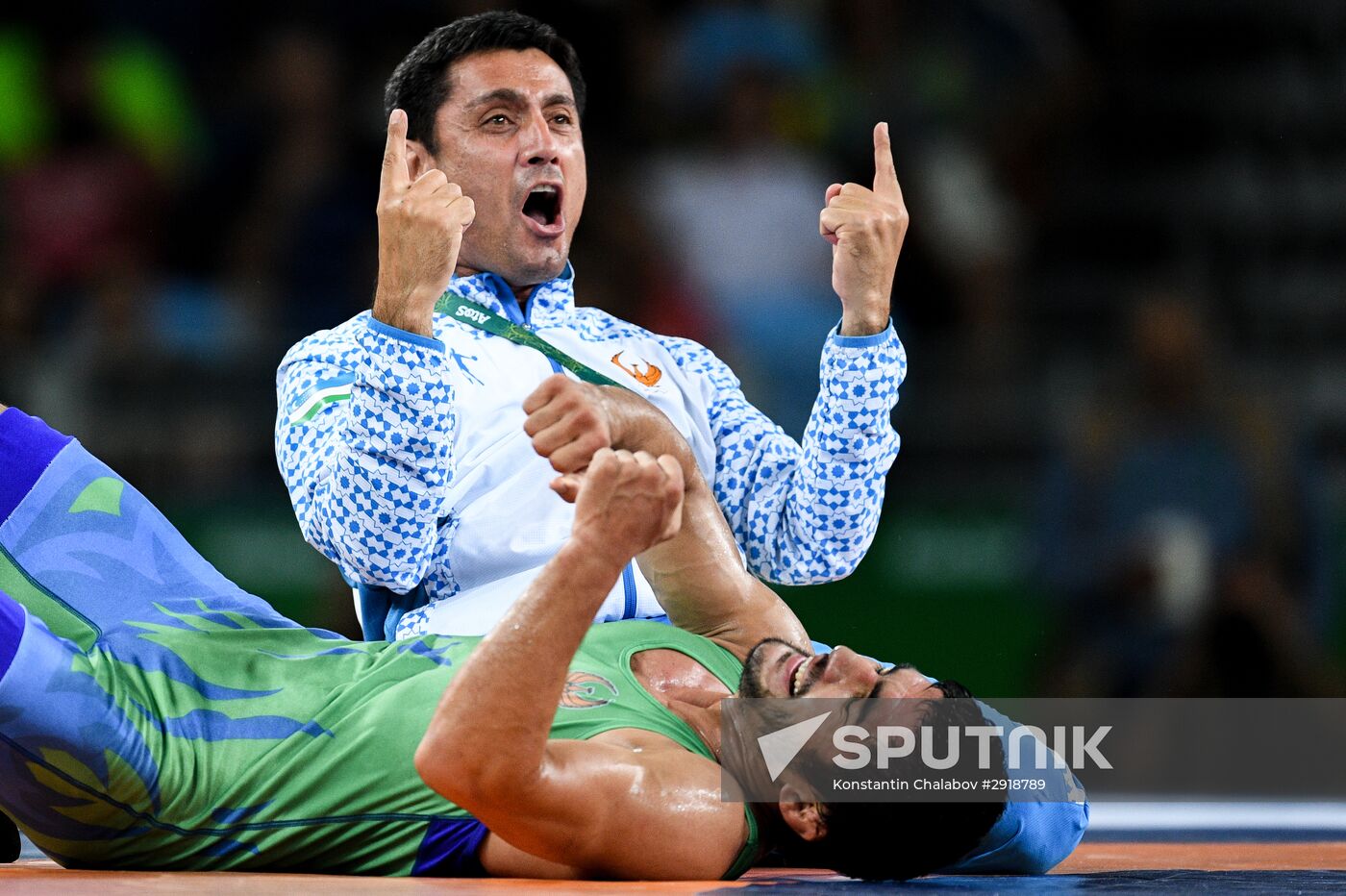 2016 Summer Olympics. Men's freestyle wrestling. Day Three