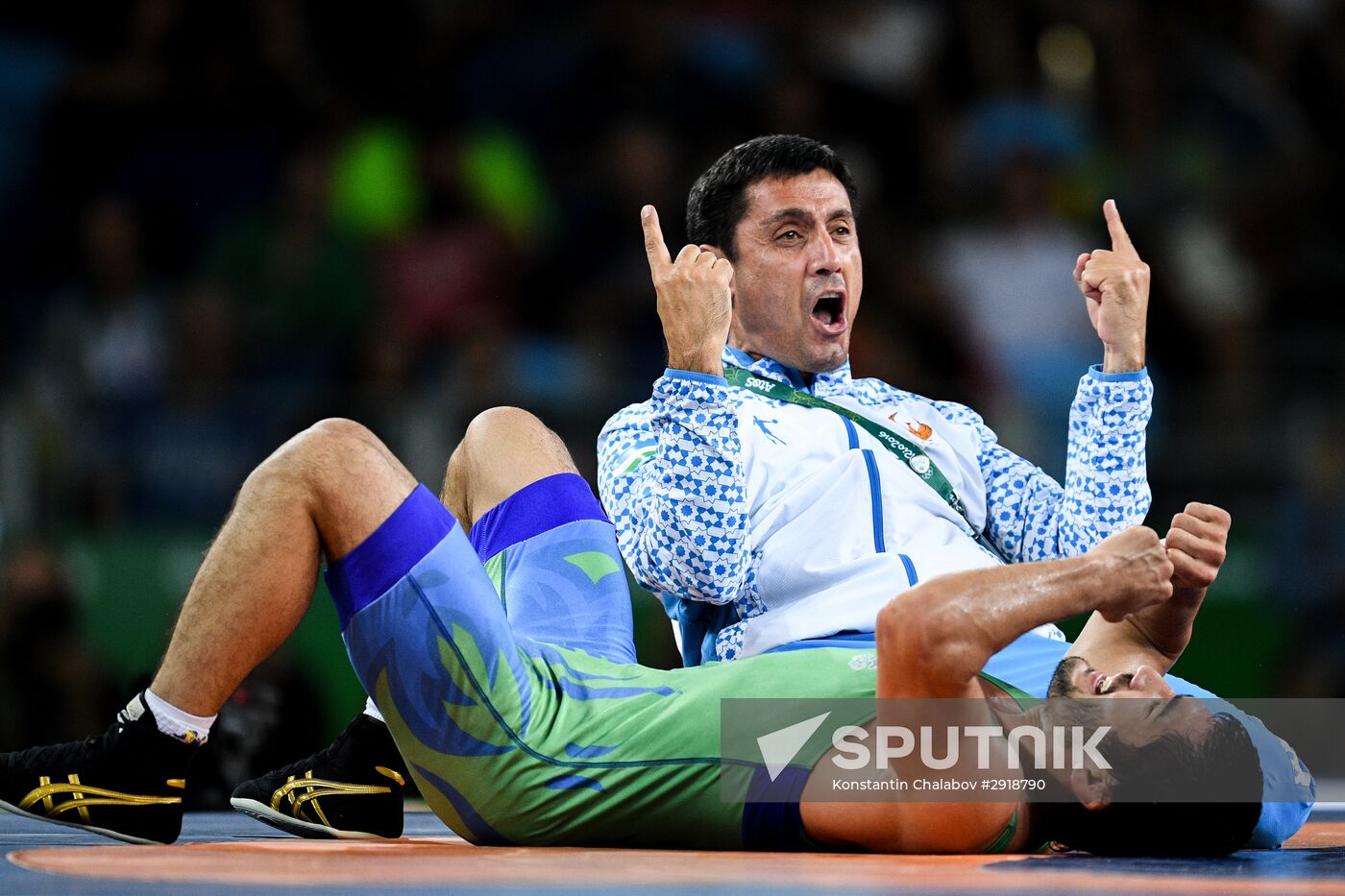 2016 Summer Olympics. Men's freestyle wrestling. Day Three