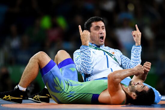 2016 Summer Olympics. Men's freestyle wrestling. Day Three