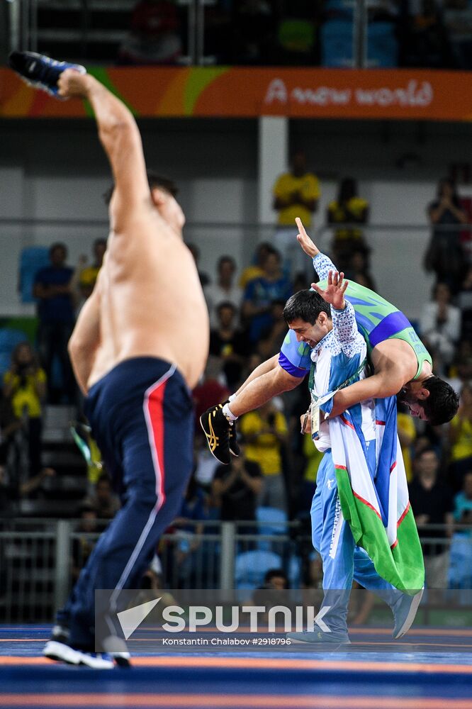 2016 Summer Olympics. Men's freestyle wrestling. Day Three