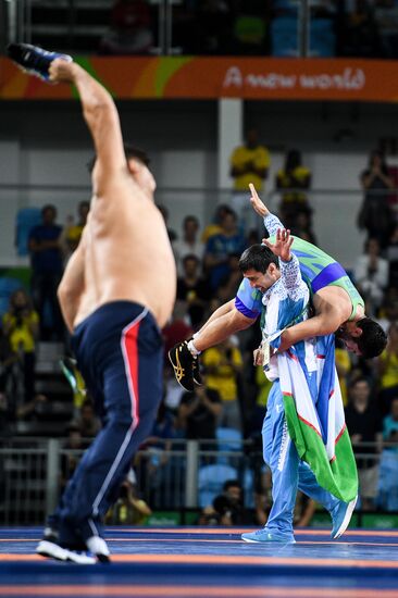 2016 Summer Olympics. Men's freestyle wrestling. Day Three