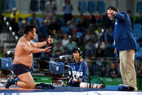 2016 Summer Olympics. Men's freestyle wrestling. Day Three