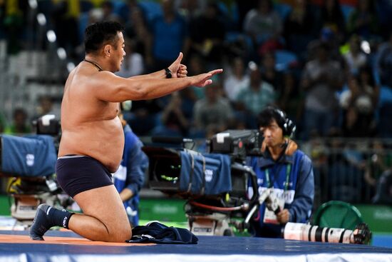 2016 Summer Olympics. Men's freestyle wrestling. Day Three