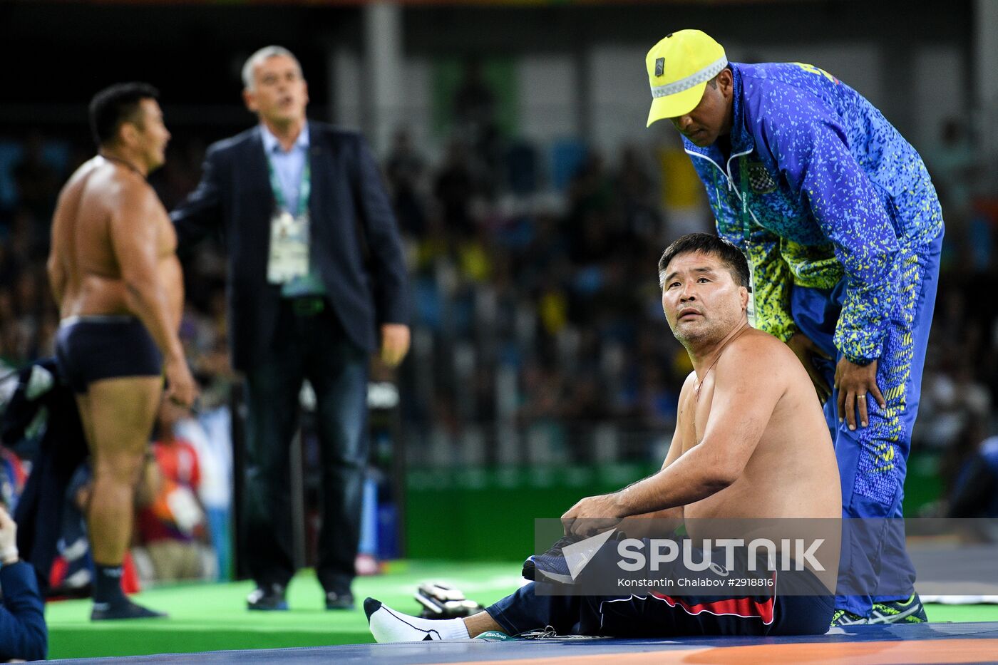 2016 Summer Olympics. Men's freestyle wrestling. Day Three