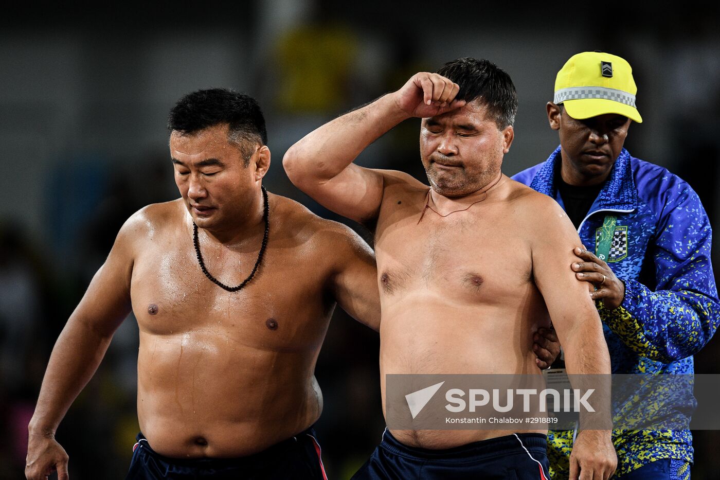 2016 Summer Olympics. Men's freestyle wrestling. Day Three