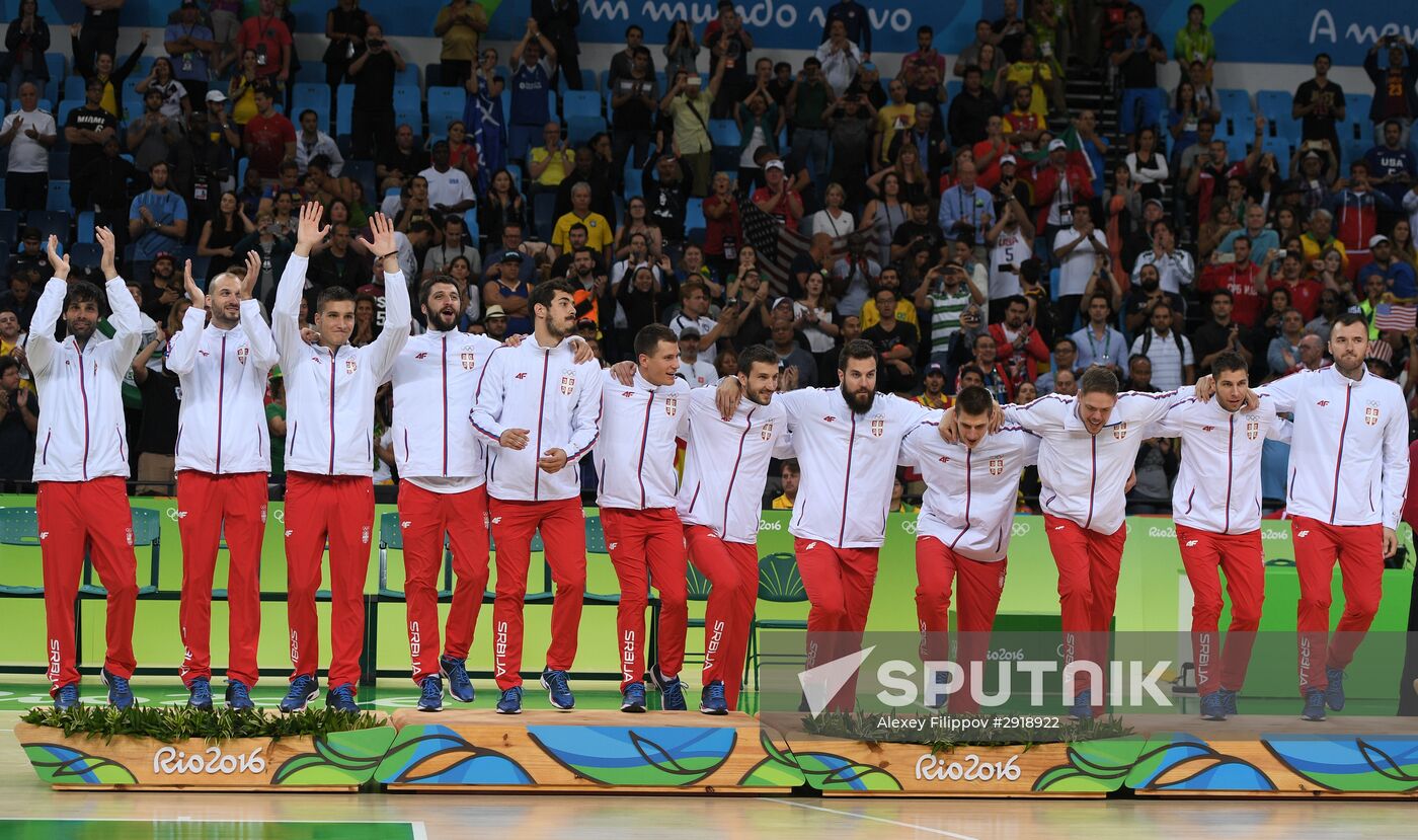 2016 Summer Olympics. Basketball. Men. Finals