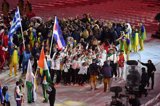 Closing ceremony of the XXXI Olympic Summer Games in Rio de Janeiro
