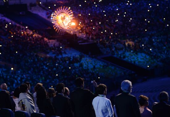 Closing ceremony of the XXXI Olympic Summer Games in Rio de Janeiro