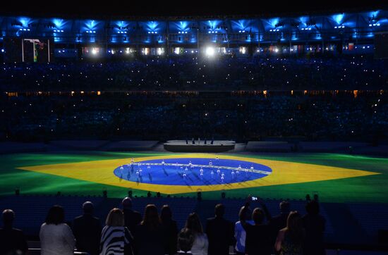 Closing ceremony of the XXXI Olympic Summer Games in Rio de Janeiro
