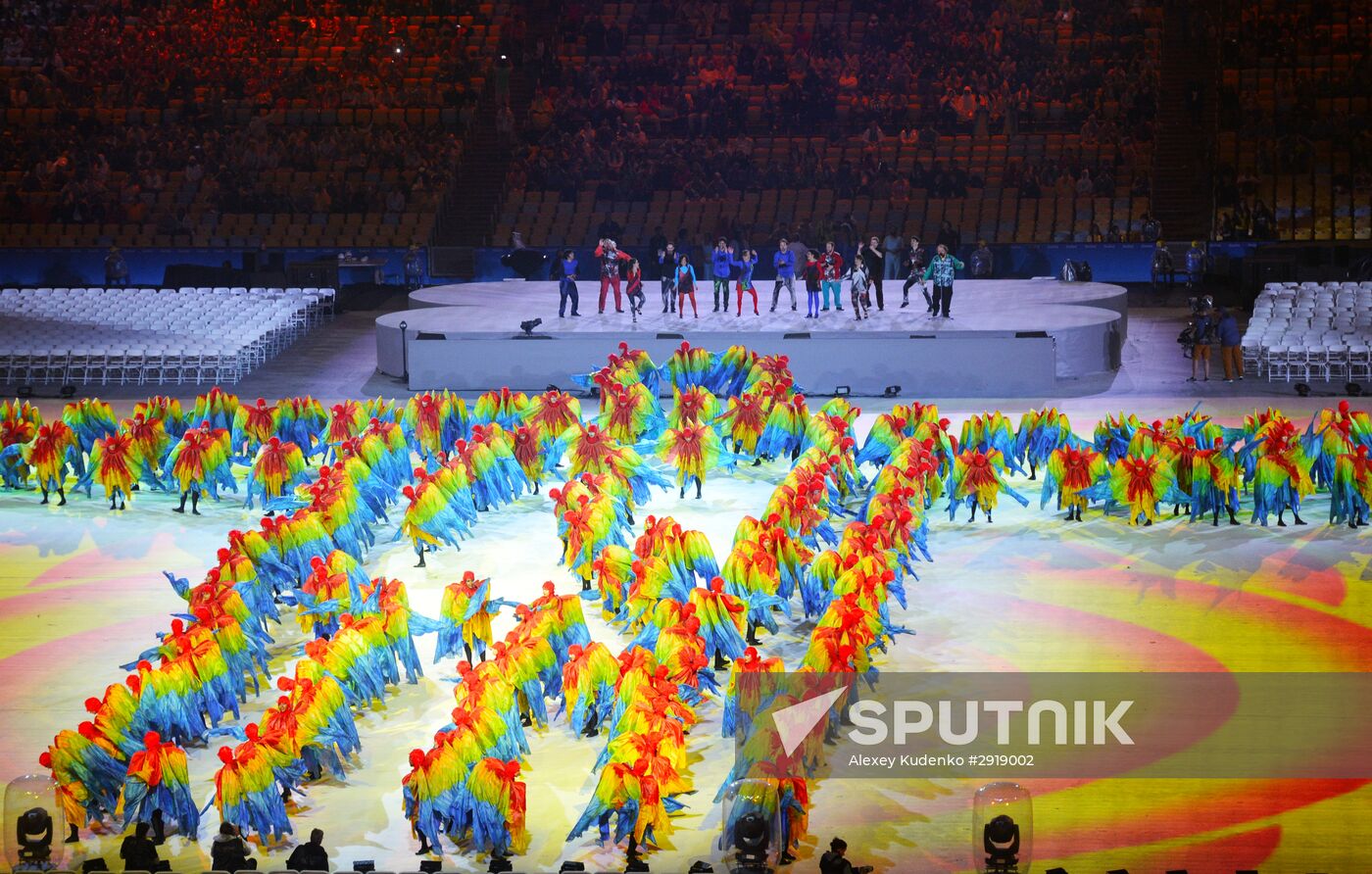 Closing ceremony of the XXXI Olympic Summer Games in Rio de Janeiro