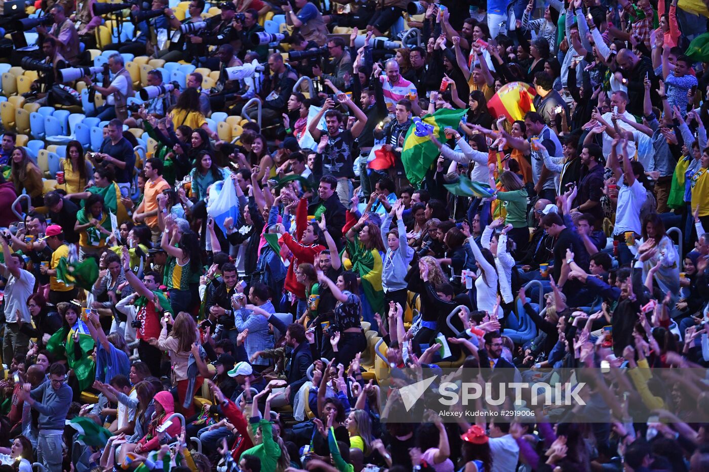 Closing ceremony of the XXXI Olympic Summer Games in Rio de Janeiro