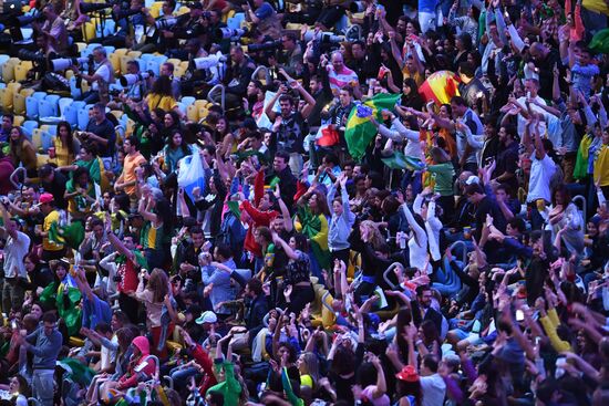Closing ceremony of the XXXI Olympic Summer Games in Rio de Janeiro